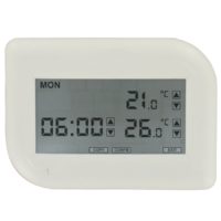 Model TLVT1 Digital Touch Screen Programmable Thermostat with Heat Pump Control