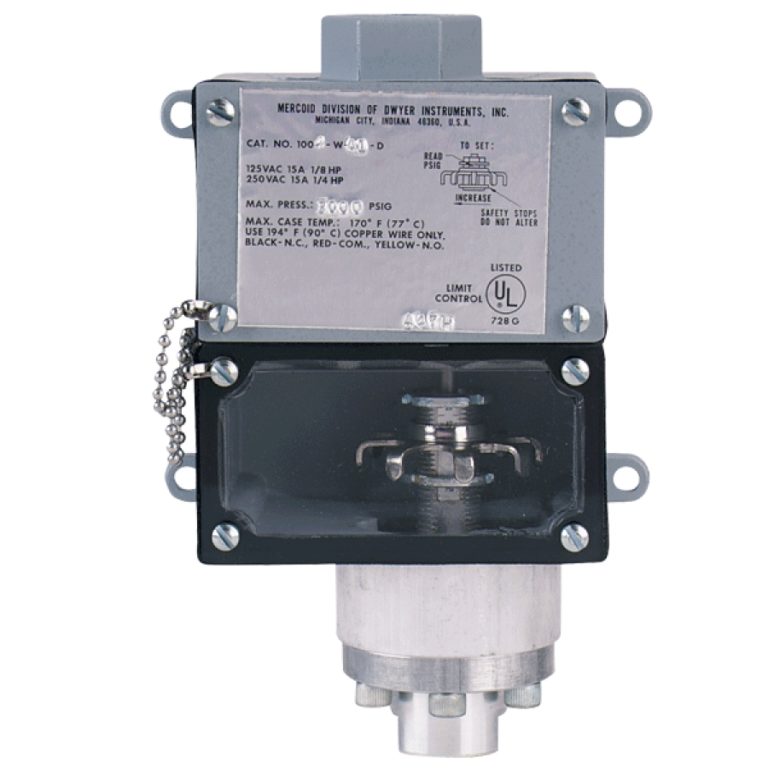 Series 1000W Weatherproof Diaphragm Operated Pressure Switch