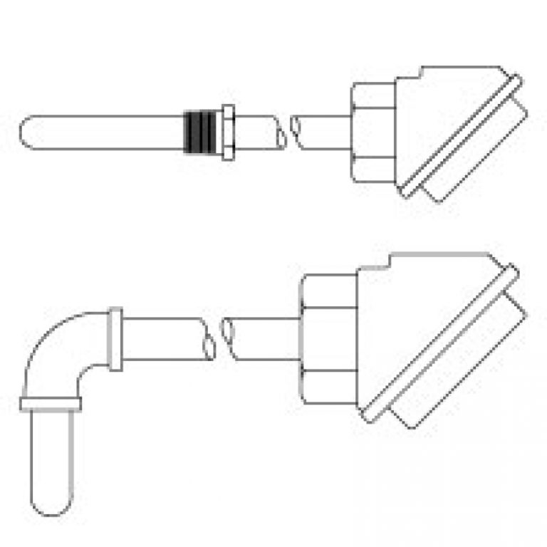 Series 7 Protection Tube Assembly Thermocouple and Replacement Thermocouple Elements