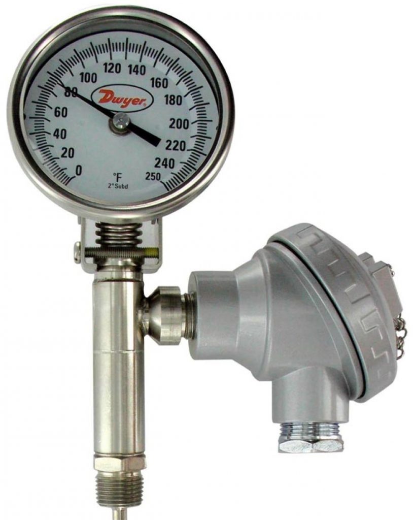 Series BTO Bimetal Thermometer with Transmitter Output