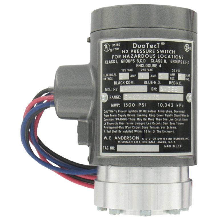Series H2 Dual-Action Explosion-proof Pressure Switch